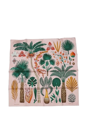 Hermès Pre-Owned 2019 Index Palmarum Silk Scarf 90 scarves - Pink