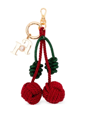 Rosantica cherry-motif keyring - Red