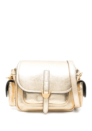 Coccinelle mini Campus Smooth cross body bag - Gold