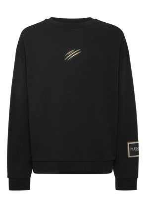 Plein Sport Label sweatshirt - Black