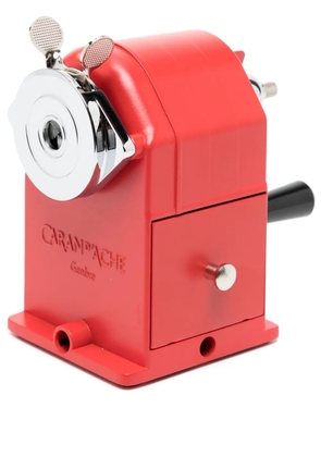 Caran d'Ache logo-embossed pencil-sharpener - Red
