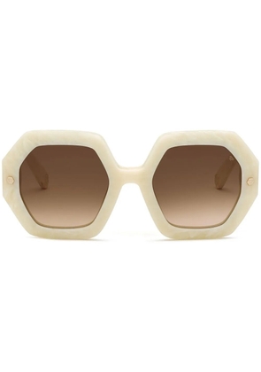 Philipp Plein Eyewear Butterfly Plein First Lady sunglasses - Neutrals