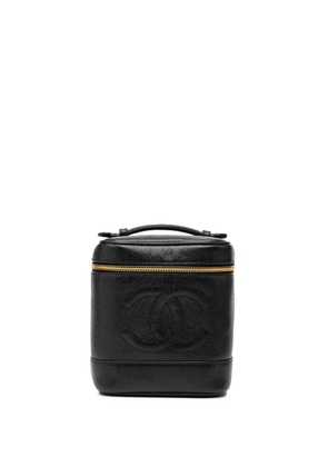 CHANEL Pre-Owned 1991-1994 CC Caviar vanity bag - Black