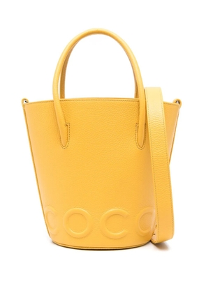 Coccinelle leather bucket hat - Yellow