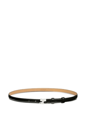 Courrèges AC-buckle leather belt - Black