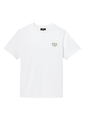 A.P.C. logo-print T-shirt - White
