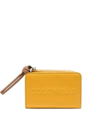 Coccinelle logo-print wallet - Yellow