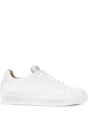 Philipp Plein embossed sole sneakers - White