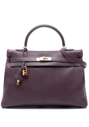 Hermès Pre-Owned 2009 Chevre Mysore Kelly II Retourne 35 satchel - Purple