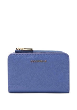 Coccinelle metallic zip wallet - Blue