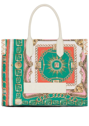 Balmain medium B-Army tote bag - Green