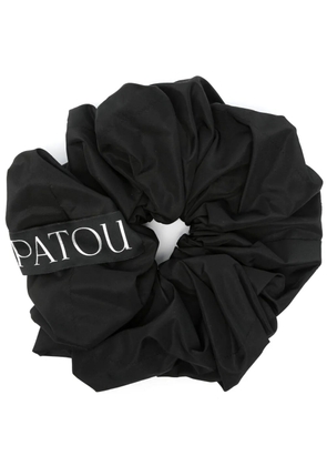 Patou large Patou faille scrunchie - Black
