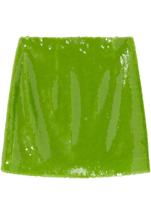 16Arlington Este sequin-design mini skirt - Green