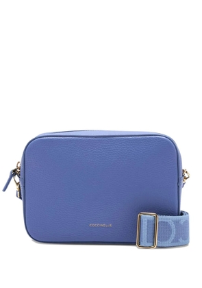 Coccinelle Tebe logo-strap cross body bag - Blue