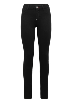 Philipp Plein logo-plaque skinny-cut jeans - Black