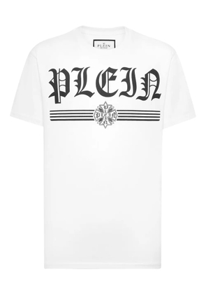 Philipp Plein logo-print crew-neck T-shirt - White