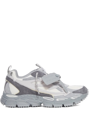 Off-White suede design trainers - Grey