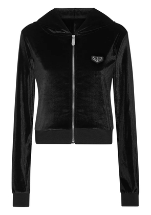 Philipp Plein Strass Skull hoodie - Black