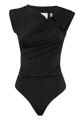 Philipp Plein shoulder-padded bodysuit - Black