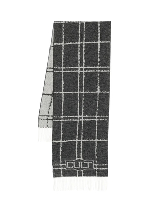 Cult checked scarf - Black