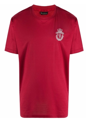 Billionaire crest-embroidered T-shirt