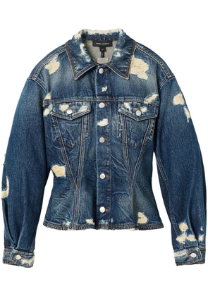 Marc Jacobs distressed denim jacket - Blue