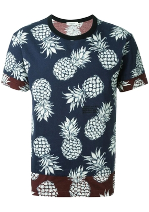 Valentino Garavani pineapple-print T-shirt - Blue