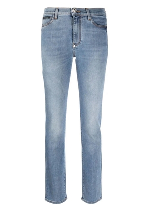 Philipp Plein mid-rise slim-cut jeans - Blue