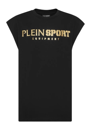 Plein Sport sleeveless logo T-shirt - Black