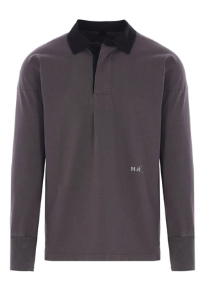 Maison Margiela cotton polo shirt - Grey