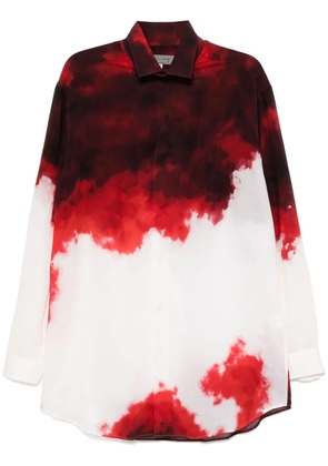 Yohji Yamamoto graphic-print shirt - Red