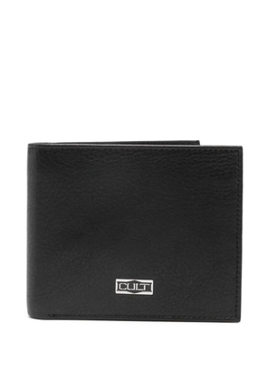 Cult logo-plaque wallet - Black