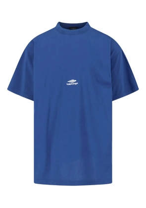 Balenciaga logo-print T-shirt - Blue