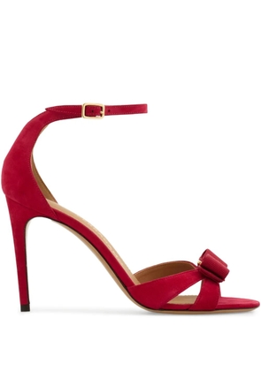Ferragamo 90mm Vara-bow sandals - Red