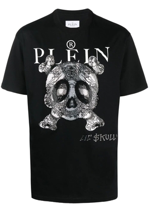 Philipp Plein Monsters print logo T-shirt - Black