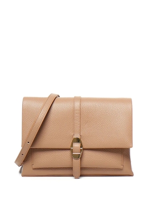 Coccinelle Dorian flap cross body bag - Brown