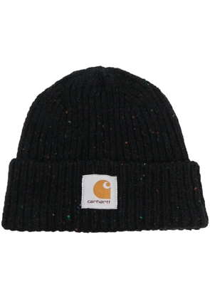 Carhartt WIP Anglistic logo-patch beanie - Black