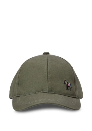 Paul Smith Zebra-embroidered baseball cap - Green
