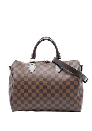 Louis Vuitton Pre-Owned 2014 Damier Ebene Speedy Bandouliere 30 satchel - Brown