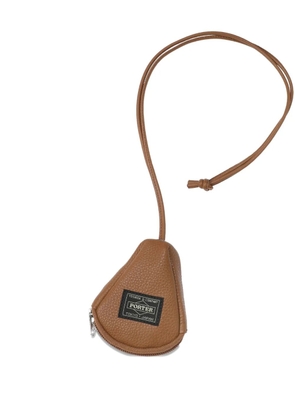 Porter-Yoshida & Co. pear-shaped zip keyring - Brown