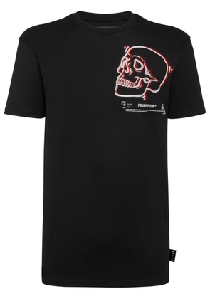 Philipp Plein Skull-print round-neck T-shirt - Black
