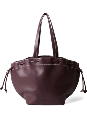 Claudie Pierlot Alban leather tote bag - Red