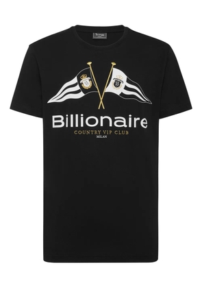 Billionaire Flags round-neck T-shirt - Black