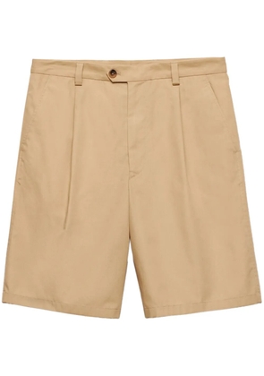 Prada poplin bermuda shorts - Neutrals