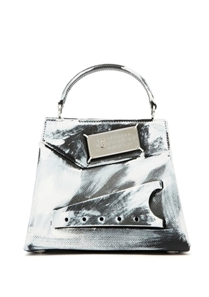 Maison Margiela Snatched leather tote bag - Black