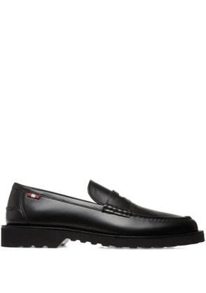 Bally penny-strap leather loafers - Black