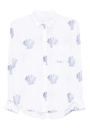 Rails shell-printed shirt - White
