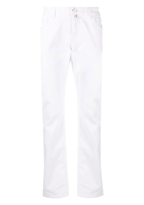 Billionaire mid rise straight leg jeans - White