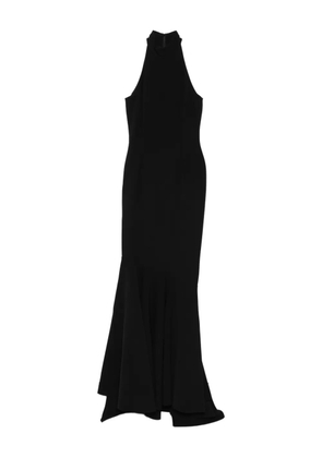 Solace London halterneck maxi dress - Black