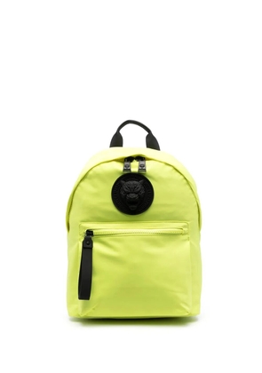 Plein Sport logo-plaque neon backpack - Yellow